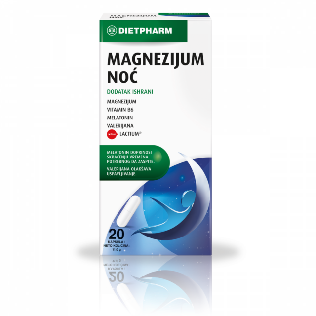 DIETPHARM MAGNEZIJ NOĆ KAPSULE A20